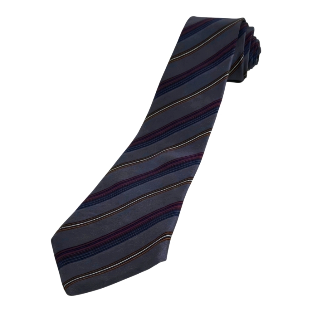 All Silk Diagonal Stripes Silk Mens Neckties